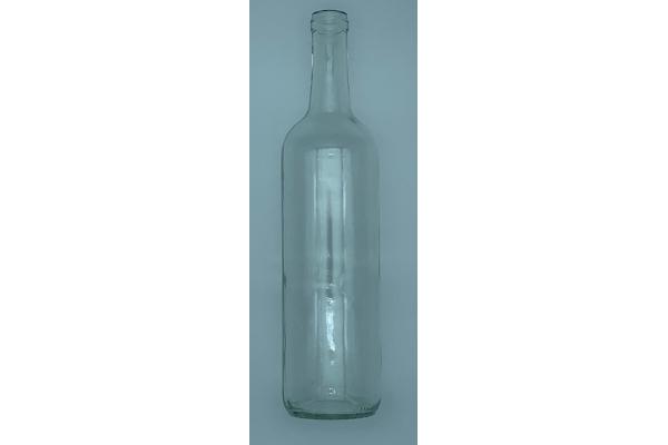 750mL Bordeaux Wine Bottle Clear